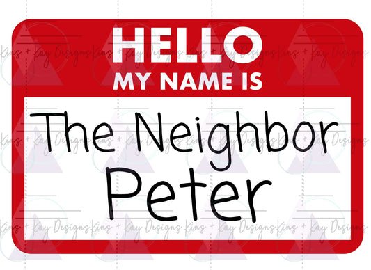 The Neighbor Peter, Jonas Brothers Lyrics - PNG