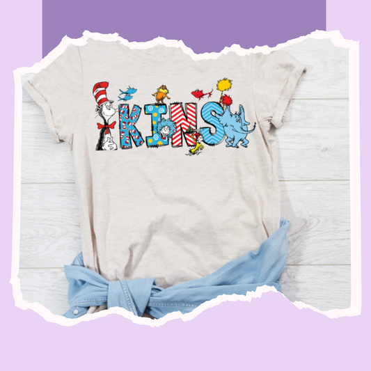 Custom Name Read Across America Shirt